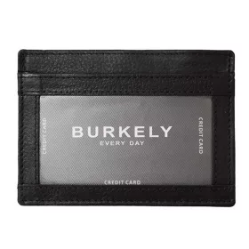   Burkely Antique fekete bőr kártyatartó, RFID védelemmel 10,5 x 7,5 cm