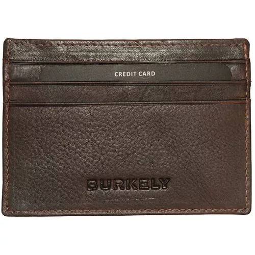 Burkely Antique barna bőr kártyatartó, RFID védelemmel 10,5 x 7,5 cm