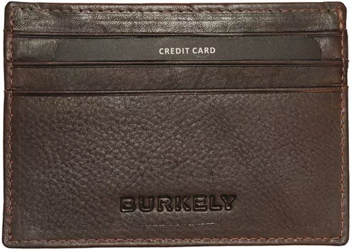 Burkely Antique barna bőr kártyatartó, RFID védelemmel 10,5 x 7,5 cm