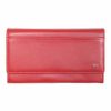 Riccardo Ferducci piros női bőr pénztárca, brifkó 17 x 9,7 cm