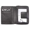 Riccardo Ferducci fekete női bőr pénztárca 12,3 x 9,5 cm