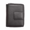 Riccardo Ferducci fekete női bőr pénztárca 12,3 x 9,5 cm