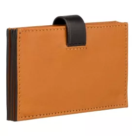   Burkely Craft Caily konyak színű, női bőr kártyatartó RFID védelemmel