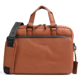   Burkely Rain Riley konyak színű bőr üzleti táska, oldaltáska 14"