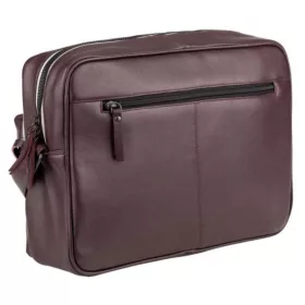 Burkely Posh lila bőr oldaltáska, crossover 14"