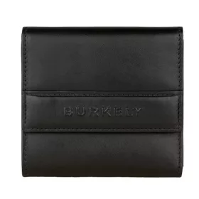   Burkely Suburb Seth fekete színű, bőr pénztárca, kártyatartó, RFID védelemmel