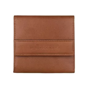   Burkely Suburb Seth konyak színű, bőr pénztárca, kártyatartó, RFID védelemmel