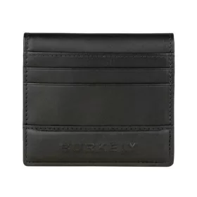   Burkely Suburb Seth fekete színű, bőr kártyatartó, RFID védelemmel