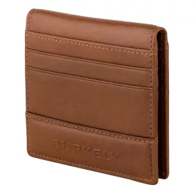   Burkely Suburb Seth konyak színű, bőr kártyatartó, RFID védelemmel
