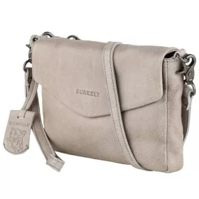   Burkely Just Jackie Crossover Clutch, szürke női bőr válltáska