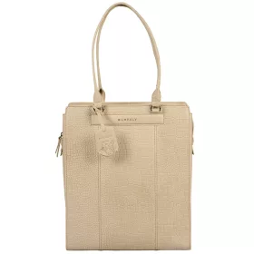   Burkely Casual Carly bézs válltáska, shopper laptoptartóval 14''