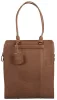 Burkely Casual Carly konyakbarna válltáska, shopper laptoptartóval 14''