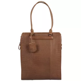   Burkely Casual Carly konyakbarna válltáska, shopper laptoptartóval 14''