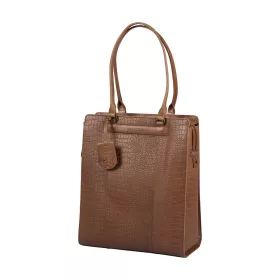   Burkely Casual Carly konyakbarna válltáska, shopper laptoptartóval 14''