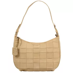 Burkely drapp női bőr válltáska 24 x 24 x 9 cm