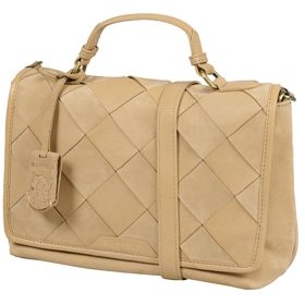   Burkely EVEN ELIN CITYBAG drapp női bőr oldaltáska, kézitáska 26 x 18 x 13 cm