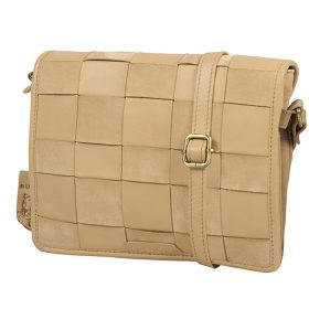 Burkely drapp női bőr válltáska 18x 24 x 6 cm