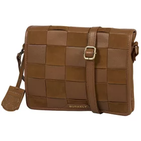 Burkely barna női bőr válltáska 18x 24 x 6 cm