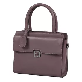   Burkely mályva női bőr kézitáska, tablettartóval 25 x 17 x 6 cm
