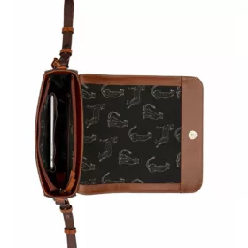 Burkely Modest Meghan konyakszínű női bőr válltáska