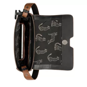   Burkely Modest Meghan fekete női bőr válltáska 21 x 13 cm