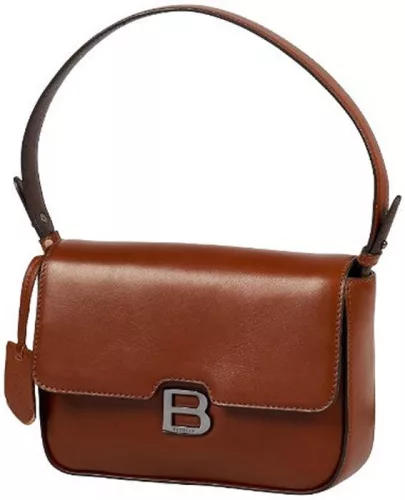 Burkely Modest Meghan konyak női bőr válltáska 21 x 13 cm