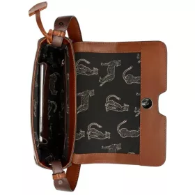   Burkely Modest Meghan konyak női bőr válltáska 21 x 13 cm