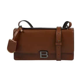   Burkely MODEST MEGHAN konyakbarna női bőr válltáska 24 x 12 cm