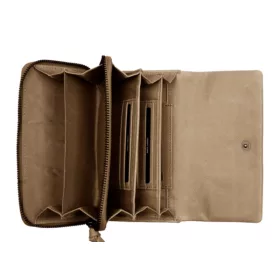   Burkely Just Jolie szürke női bőr pénztárca, RFID védelemmel