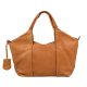 Burkely konyakbarna női bőr válltáska, tote bag, shopper 34 x 24 cm