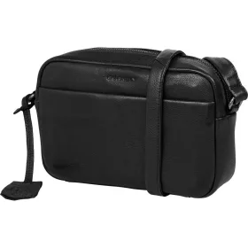   Burkely Just Jolie fekete női bőr válltáska, crossover 23 x15 cm