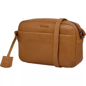   Burkely Just Jolie konyak női bőr válltáska, crossover 23 x15 cm
