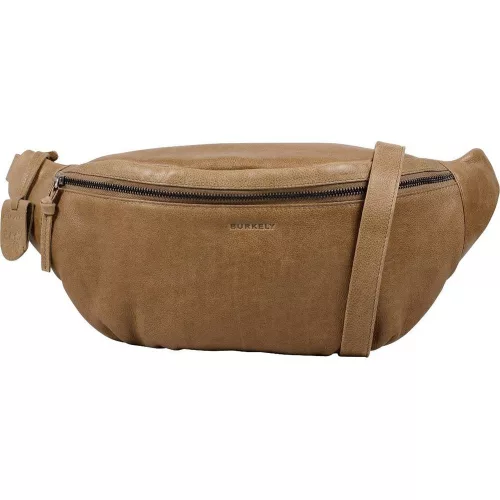 Burkely Just Jolie barna női bőr övtáska, crossbody táska 33 x 18 cm