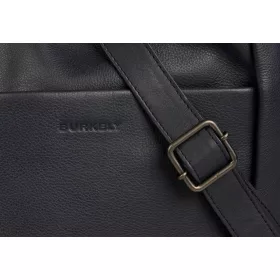   Burkely Just Jolie sötétkék női bőr övtáska, crossbody táska 33 x 18 cm