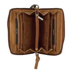   Burkely Just Jolie konyak bőr női  pénztárca RFID védelemmel