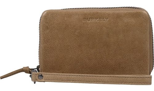 Burkely Just Jolie khaki bőr női  pénztárca RFID védelemmel