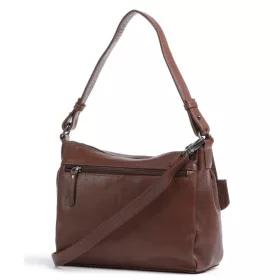   Burkely Just Jolie sötétbarna női bőr válltáska 26 x 21 cm