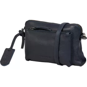   Burkely Just Jolie mini sötétkék női bőr oldaltáska 18 x 13 cm