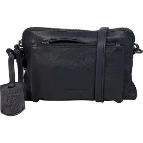   Burkely Just Jolie mini sötétkék női bőr oldaltáska 18 x 13 cm