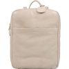 Burkely Just Jolie bézs női bőr hátizsák, laptoptáska 15,6"