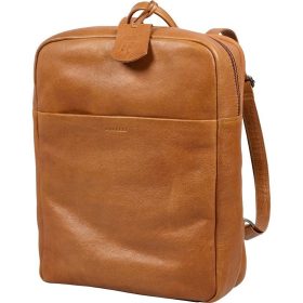   Burkely Just Jolie konyakbarna női bőr hátizsák, laptoptáska 15,6"