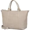 Burkely Soft Skylar bézs női bőr válltáska, laptoptáska 15,6"