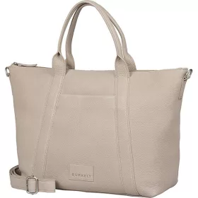   Burkely Soft Skylar bézs női bőr válltáska, laptoptáska 15,6"