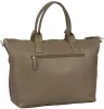 Burkely Soft Skylar taupe, női bőr válltáska, laptoptáska 15,6"