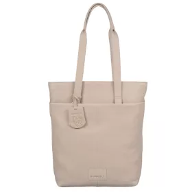   Burkely SOFT SKYLAR női bőr szürke színű hátizsák, shopper, laptoptáska 14"