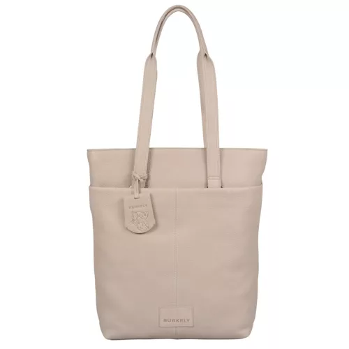 Burkely SOFT SKYLAR női bőr szürke színű hátizsák, shopper, laptoptáska 14"