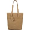 Burkely Soft Skylar barna színű női bőr shopper, hátizsák 14"