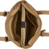 Burkely Soft Skylar barna színű női bőr shopper, hátizsák 14"