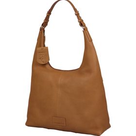   Burkely Soft Skylar konyak színű női bőr kézitáska, válltáska