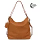 Burkely Soft Skylar konyak színű női bőr válltáska, hátizsák 31 × 31 cm